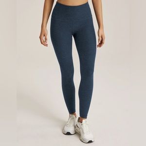Beyond Yoga Caught in the Midi High Waisted Legging XXS, Nocturnal Navy